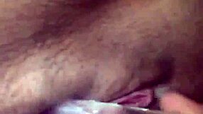 Stepmom Eve Loves Her Glass Dildo Play