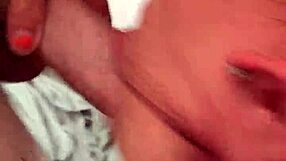 Brunette teen philly delivers pov blowjob with cumshot