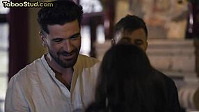 Tattooed stepbrothers feel deep passion in taboo bareback anal sex