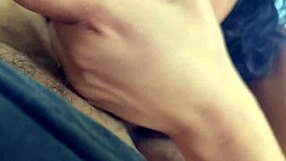 feeling the blowjob and handjob pleasure