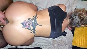 Creampie-to-mouth milf assfucked anal porn video.