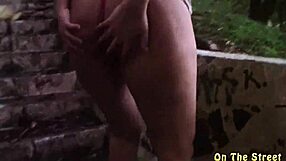 Yara Rocha's Big Ass Thrills in Public Masturbation on City Street