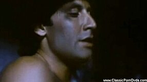 In a vintage era, an experienced couple explores classic sex