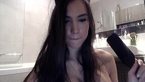 Can you handle this sexy teen dancing in the bathroom?