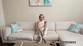 watch this pov fuck with tattooed blonde teen