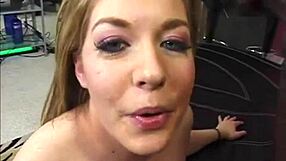 Hotty Cherry with strap in blowjob and fucking scene