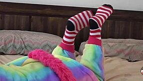 striped socks critter cosplay