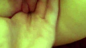 Petite submissive girl squirts from anal and pussy fingering