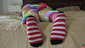 striped socks critter cosplay