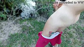 Ayun goes fishing and jerks off his gay cock solo