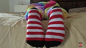 striped socks critter cosplay