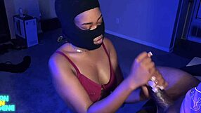 Ebony Strokes Truth from Big Cock POV