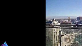 bbw lights joint while shaking ass for jerk off tease