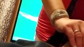 Blonde woman in affair