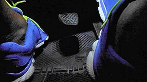 hey, imagine a driver using toes to press the gas pedal in that barefoot moment