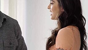 Slutty Babysitter Sofie Reyez Finally Fucks Her Boss