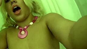 sexy heather huntley masturbates her pussy and tits close up