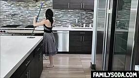 Threesome with Housekeeper Gets Wild!