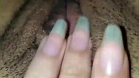 Emo Girl's Creamy Pussy Orgasms in Vertical Video