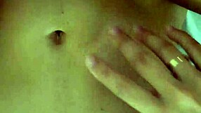 Feeling the intense thrill of watching a naughty teen 18+ in voyeuristic ecstasy