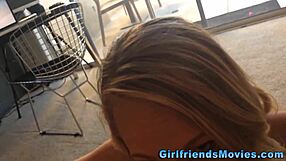 Lesbian blonde teen 18+ eats out another girl in pov oral amateurs, wow