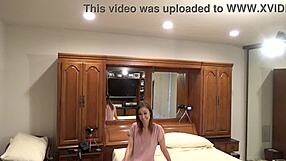 Christy Love endures brutal anal and blowjob in casting interview on the sofa.