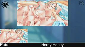 Horny honey strips nude and teases in part two