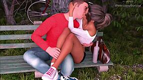 Pequena estudante Jossy com cintura impossível de 24 polegadas mas bunda e peitos sexy grandes