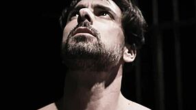 Teen 18+ Blonde Locked Up and Watched by Voyeur Guy