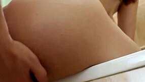 driving deep into her tight ass in the bathroom, pure homemade heat