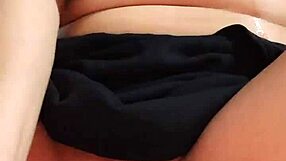 playing with my favorite toy at my parents' house, young latina lesbian fun