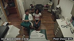 Freshman tori sanchez experiences intense orgasms from doctor's magic wand during college physical.