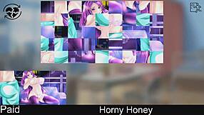 Horny honey strips nude and teases in part two