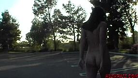 eve loves being naked outdoors, giving blowjobs and flashing in public
