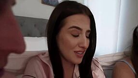 Teen POV: Big butts and small Breast women in a steamy blowjob scene
