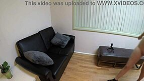 Audrey Decker's big tits highlighted in hardcore casting interview.