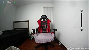 horny venezuelan puta rides to the music in our amateur session