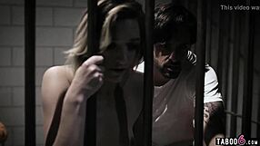 Teen 18+ Blonde Locked Up and Watched by Voyeur Guy