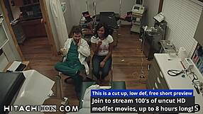 Freshman tori sanchez experiences intense orgasms from doctor's magic wand during college physical.