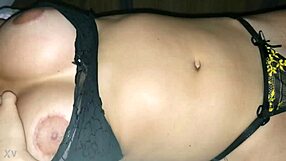 Wife With Panties To The Side Shows Small Tits