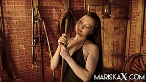 Mariskax Luna Truelove Bent Over in Barn Doggystyle