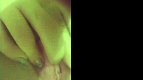 Russian amateur fingers tight pussy in bathroom close-up