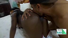 wonderful night with masked milf and big black cock