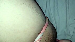 Sissy slut playing with dildo and chastity belt
