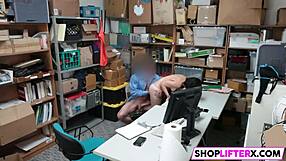 Pretty Teen Penelope Punished with Monster Cock for Theft in Shop