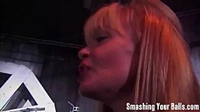 I will crack your nuts and fuck hard