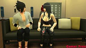 Sasuke has a relationship with Hinata, but Naruto doesn't realize how she's being fucked like a slut.