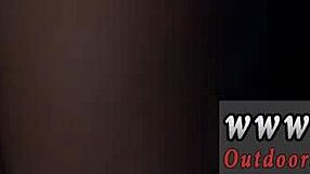 Milf bondage and guys punished in rough outdoor orgy