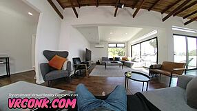 Natalia Nix's VR Parody Riding and Cumshot