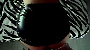 i enjoy the leather skirt view